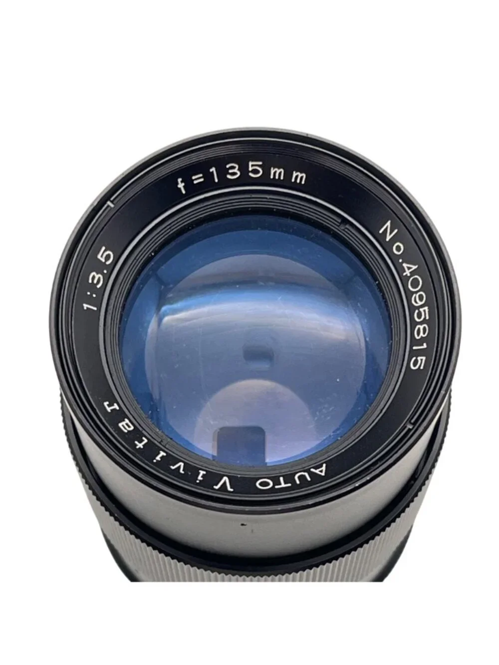 Vivitar Auto f=135mm 1/3.5 Camera Telephoto Lens & Case No. 4095815 Japan Made